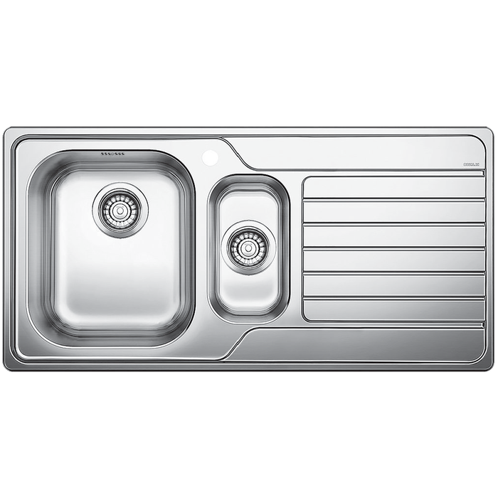 Blanco Stainless Steel 1 1/4 Double Left Hand Bowl Sink