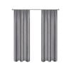 Smart Home Products 190 x 160cm Urban Pencil Pleat Room Darkening Curtain - 2 Pack - Pepper