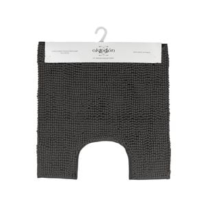 Ardor Toggle 50x50cm Contoured Bath Mat Charcoal