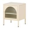 Familand Steel End Side Table Bedside Tables Free standing in Cream