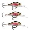 3x Rapala 4cm Shadow Rap Fat Jack Crankbait Fishing Lures - Live Rainbow Trout