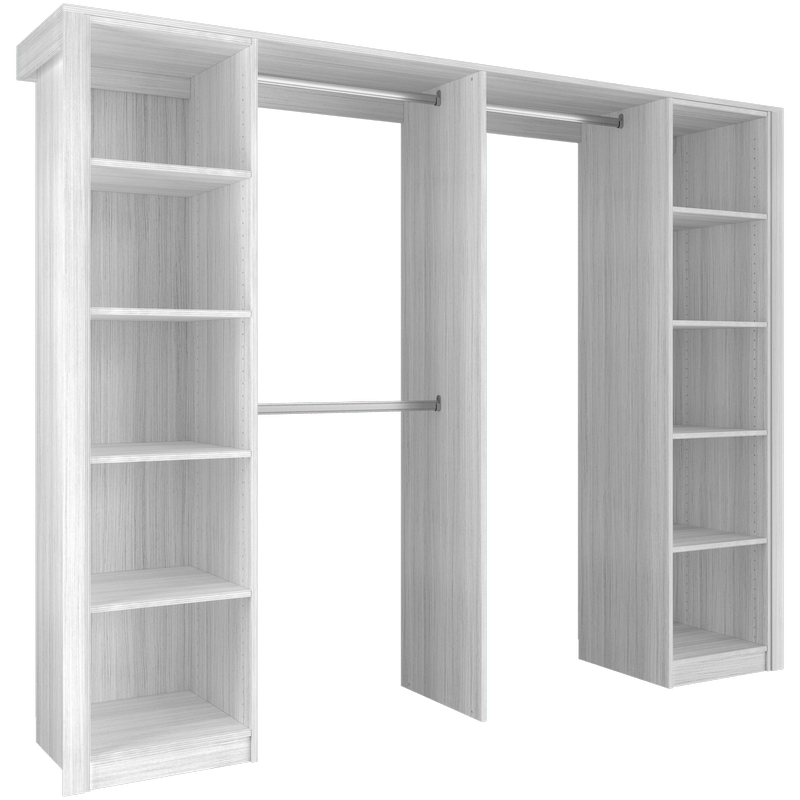 Lugna 2400mm Mist Pack 5 Opening Built In Wardrobe Package