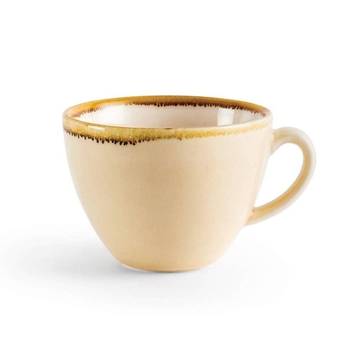 Olympia Kiln Coffee Cups Sandstone 228ml 6 Pack Commercial Tableware Ceramic Mugs