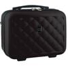 Pierre Cardin Beauty Case Hard Shell Makeup Cosmetic Organizer Travel Black