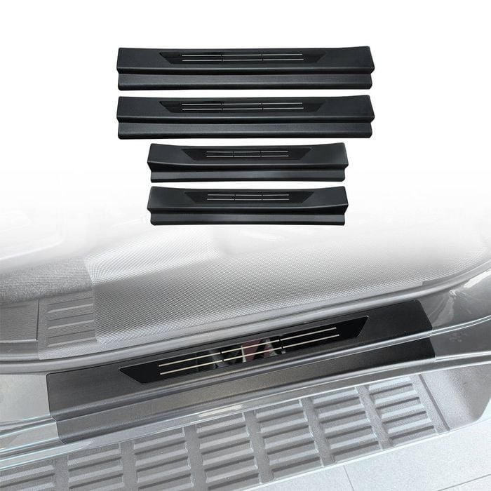 AUSGO Door Sill Protector For Nissan Navara D27 Dual Cab 2026-Onwards ABS Scuff Plate Cover
