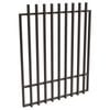 ProtectorAl 800 - 1200 x 1500mm Black Satin Aluminium Batten Pool Gate