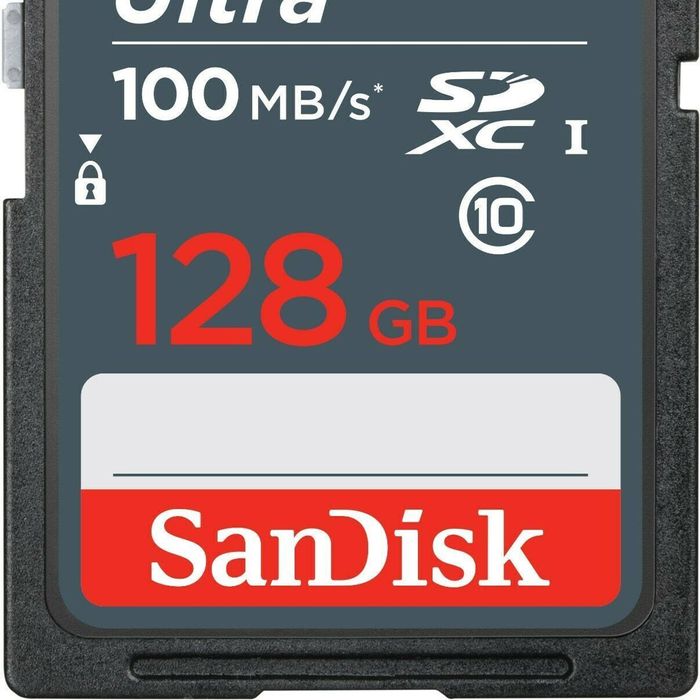 SanDisk 128GB SD Card SDXC Ultra Class 10 DSLR Video Camera Memory Card 100mb/s AU