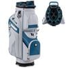 Costway Golf Cart Bag Molded Lock Top Golf Travel Bag Blue