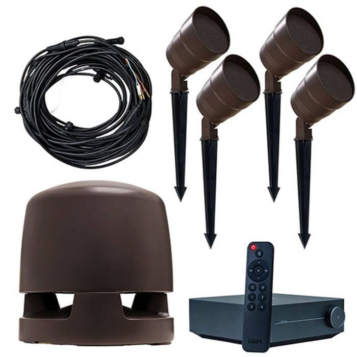 Wiim Outdoor Garden 4.1 Volt Ohm Speaker System