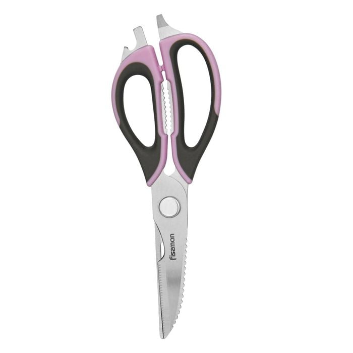 Kitchen Scissors 23cm - Stainless Steel Multifunction - Purple