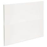 Kaboodle 900mm Gloss White Modern 2 Drawer Panels