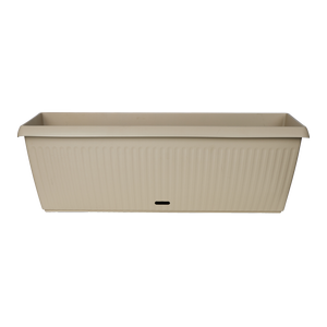 Northcote Pottery 46 x 18cm Sand Ribbed Self Watering Trough - Sand 46 x 18cm