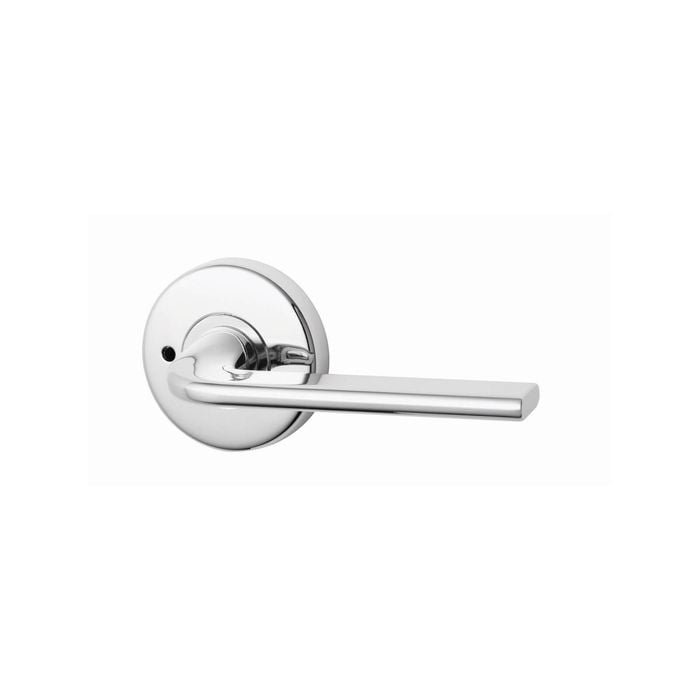 Lockwood 63mm Chrome Plate Velocity Glide Privacy Leverset