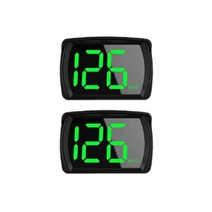Digitel 2pcs Car Digital Gps Satelite Speedo Speed Kmh Hud Head Up Display Universal Dm