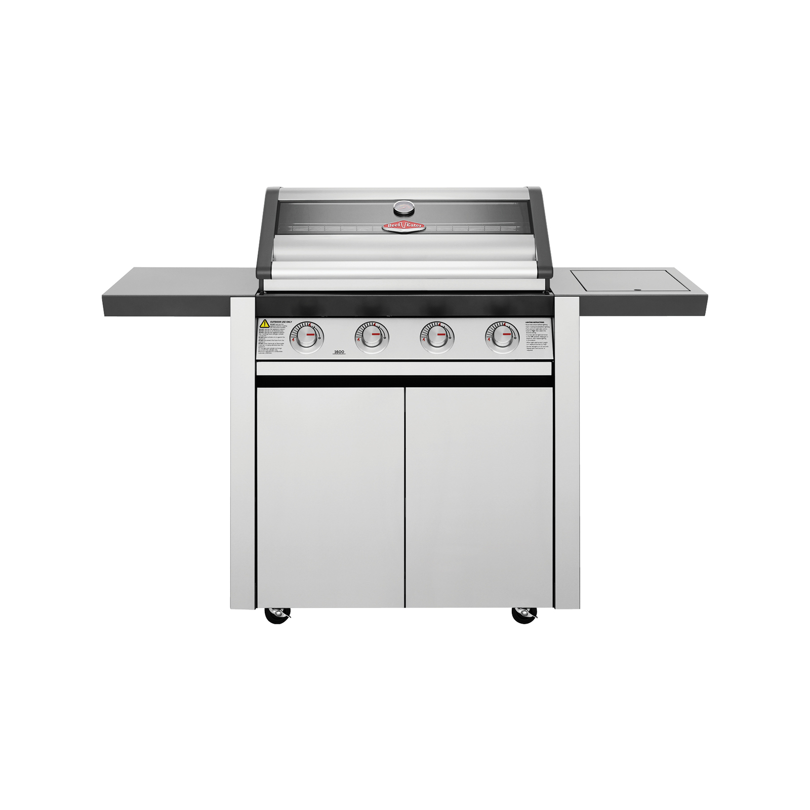 BeefEater 1600 Series 4 Burner Stainless Steel BBQ Bunnings Australia