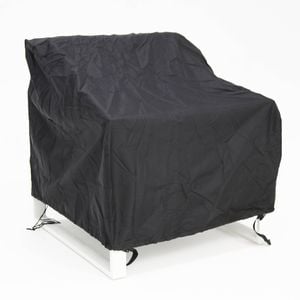 Large Armchair Lounge Cover - Black
