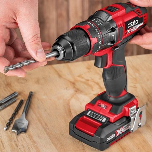 Ozito PXC 18V Cordless Hammer Drill Kit Bunnings Australia