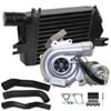 Upgrade Billet Turbo Charger With 60mm Intercooler & Hoses For Mitsubishi Challenger 4D56 2.5L VT10