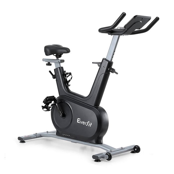 Everfit Exercise Bike Spin Bike Electromagnetic Smart Home Fitness 24-Level Resistance Bluetooth