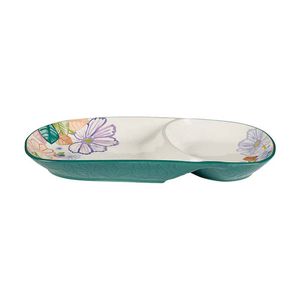 Maxwell & Williams Poppy Love Oblong Dip Platter Plate Floral Design 36x18.5cm