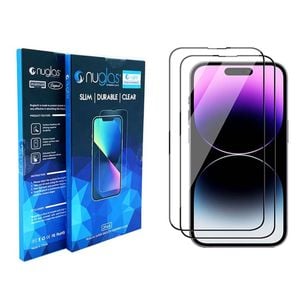 Nuglas 2x Screen Protector Clear Tempered Glass Scratch Proof For Iphone 14 Pro Max
