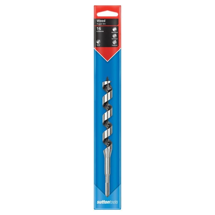 Sutton Tools 200 x 16mm Short Auger Bit