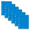 6pc Colourhide Bindermate A5 Pencil Case Insert Organiser For Binders Blue