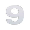 Sandleford 25mm Silver Self Adhesive House Number 9