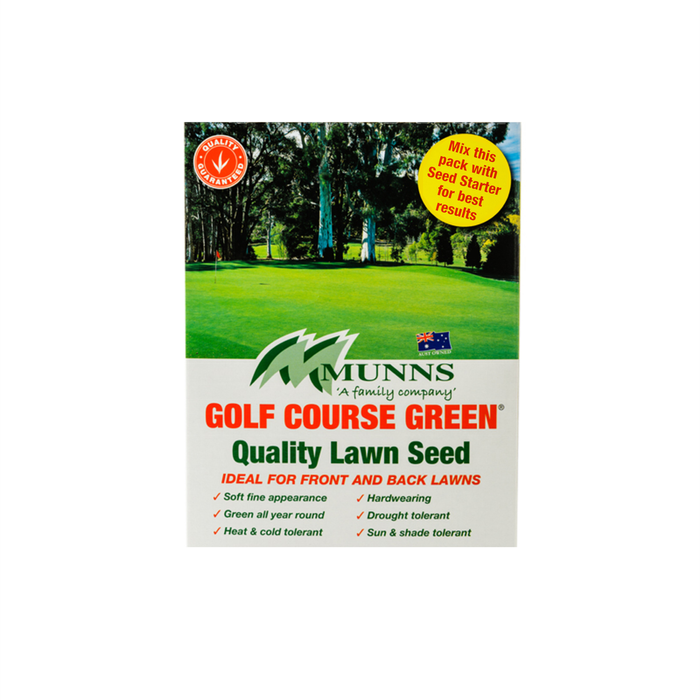 Munns 25kg Golf Course Green Lawn Seed