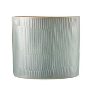 Borralheira 175 x 155mm Light Blue Cylinder Indoor Ceramic Pot - 175mm