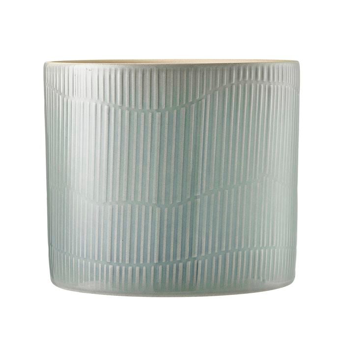 Borralheira 175 x 155mm Light Blue Cylinder Indoor Ceramic Pot - 175mm