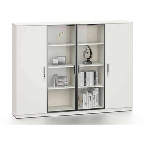 Modern Furniture ASPEN Display Wall Unit 200cm - White
