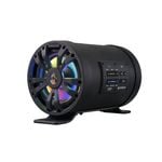 ECOXGEAR SoundExtreme ES08i 8-inch subwoofer with built in amplifier and LED Party Lights Control with SoundExtreme App.