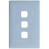 HPM 3 Gang Cheekyboy Linea Cover Plate