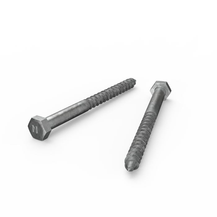 ZENITH M10 x 130mm Hot Dip Galvanised Hex Head Coach Screws