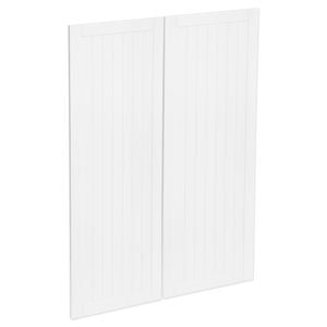 Kaboodle 900mm Nougat Truffle Country Medium Pantry Door - 2 Pack