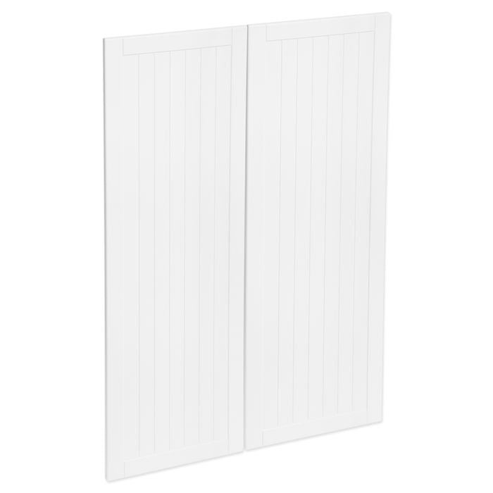 Kaboodle 900mm Nougat Truffle Country Medium Pantry Door - 2 Pack
