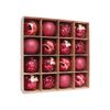 Catzon 16 Pcs Christmas Ball Ornaments Shatterproof Plastic Hanging Baubles for Holiday-Set 5