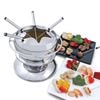 Swissmar Zuri 11 Piece Stainless Steel Fondue Set