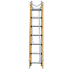 INDALEX 2.7m-4.0m Industrial Fibreglass 150KG Pro Series Extension Ladder