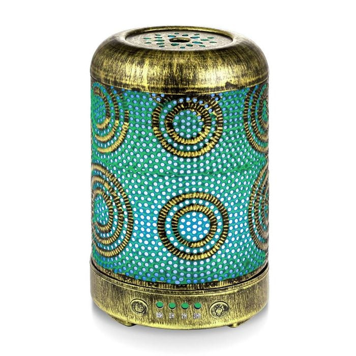 Activiva 100ml Metal Aroma & Essential Oil Diffuser Gold