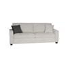 3 Seater Sofa Set Polyester Fabric Multilayer Two Pillows Individual Pocket Spring
