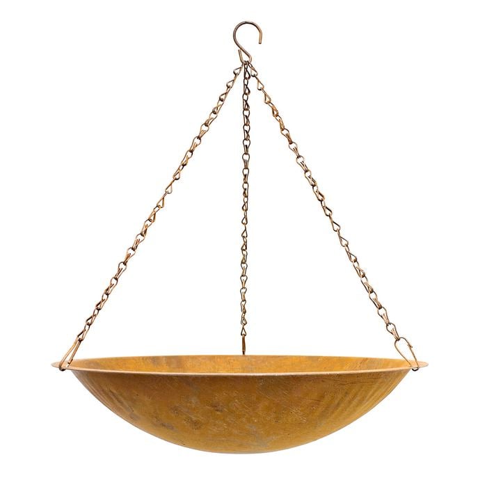Jack 40 x 40cm Round Oxy Metal Planter Hanging Basket