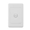 Click 75 x 115mm Vertical Wall Plate - Single