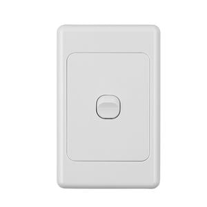 Click 75 x 115mm Vertical Wall Plate - Single
