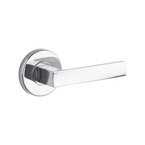 Lane 65mm Polished Chrome Oxford Round Passage Leverset