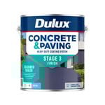 Dulux 4L Concrete & Paving Coloured Sealer Satin White Tint - 4L