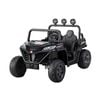 12V Kids Ride On Car Rigo Electric Toys 2-Seater Cars Horn Headlight Music Remote Control Black