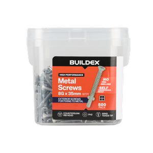 Buildex 8G x 35mm Class 3 Sheet Metal Screws - 500 Pack