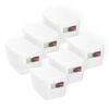 6PK 2PK Lemon & Lime Keep Fresh 600ml/13.5cm Food Container - Clear